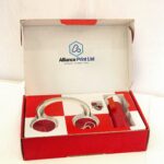 Headphone, Mobile Magnet, Water bottle with cardboard box customized printing and colors