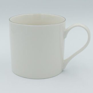 Bone Chine Mug white Golden Ring