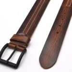 Leather Belt darkbrown