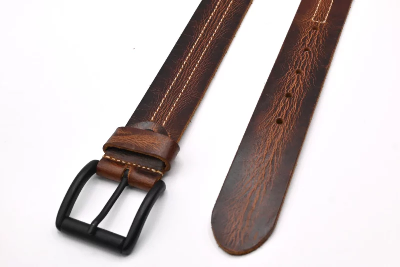Leather Belt darkbrown