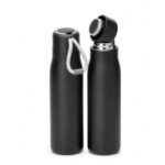 Black Stainless Steel hot / cold water bottle